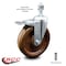 Service Caster 5 Inch High Temp Phenolic Swivel 12mm Stem Caster with Total Lock Brake SCC SCC-TSTTL20S514-PHSHT-M1215 - alternate 2